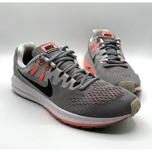 NIKE Air Zoom Structure 20 Women's Size 8.5 Gray Mesh‎ Trainers Running Shoes